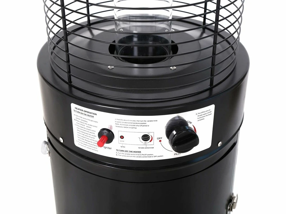 Parasol Chauffant Gaz "flamma" 11 Kw - Noir 6 Parasol Chauffant Gaz "flamma" 11 Kw - Noir – Image 6