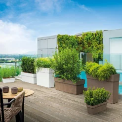 Muret Like R Bianco 99 X 38 X 39 Cm -Boutique Jardin Extérieur 1053541 2000999