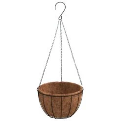 VIDAXL Supports De Panier Suspendu Avec Jardinières 4 Pcs Noir Acier -Boutique Jardin Extérieur 290d2e06f0175255