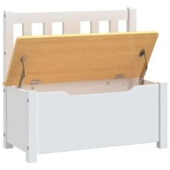 VIDAXL Banc De Rangement Pour Enfants Blanc Et Beige 60x30x55 Cm Mdf 12 VIDAXL Banc De Rangement Pour Enfants Blanc Et Beige 60x30x55 Cm Mdf -Boutique Jardin Extérieur 3a1612d1a34f6361
