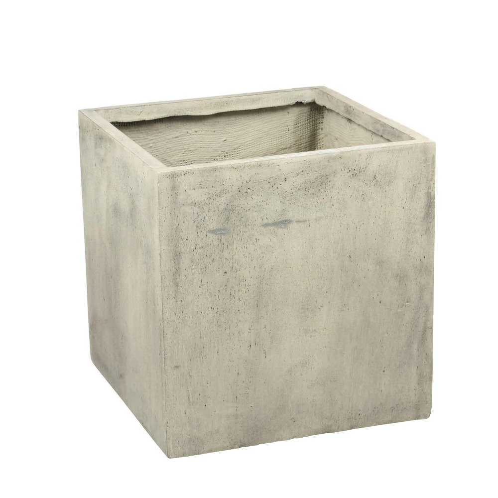 Cube Jin, Gris Ciment L. 50 X L. 50 X H. 50 Cm 5 Cube Jin, Gris Ciment L. 50 X L. 50 X H. 50 Cm – Image 5