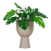 Amalfi Flowerpot Pot De Fleurs En Gris Beige
