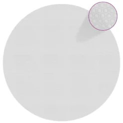 VIDAXL Film Solaire De Piscine Flottant Pe 250 Cm Gris