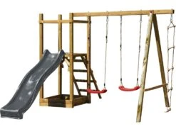 Aire De Jeux "kubus" Avec échelle Inclinée - 320 X 350 X 210 Cm