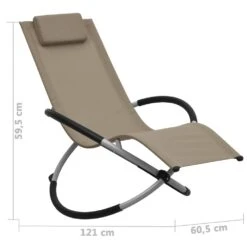 VIDAXL Chaise Longue Pour Enfants Acier Taupe 12 VIDAXL Chaise Longue Pour Enfants Acier Taupe -Boutique Jardin Extérieur 627a6e949c0869.64580158