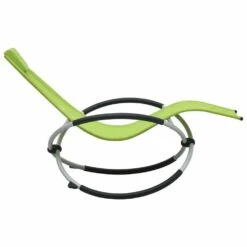 VIDAXL Chaise Longue Pour Enfants Acier Vert -Boutique Jardin Extérieur 627a6e9512f5a5.25787146