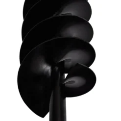 VIDAXL Tarière De Sol Avec Mèche De Tarière Spirales 120 Mm Acier Noir -Boutique Jardin Extérieur 630d1e9c672027.19733293