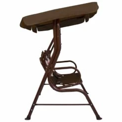 VIDAXL Balancelle Pour Enfants Marron 115x75x110 Cm Tissu 9 VIDAXL Balancelle Pour Enfants Marron 115x75x110 Cm Tissu -Boutique Jardin Extérieur 6310a24c239d19.77515672