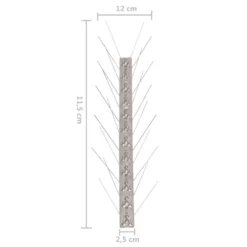 VIDAXL Ensemble De 6 Pointes à 4 Rangées Contre Oiseaux Inox 3 M -Boutique Jardin Extérieur 63d3a855293f76.83678490