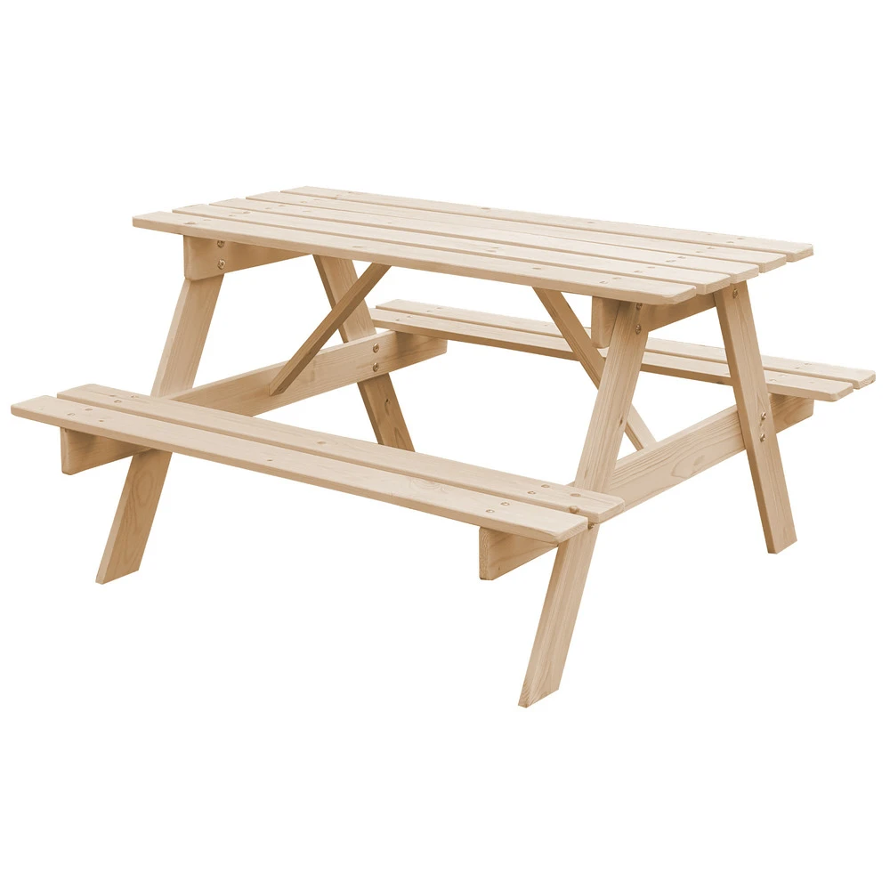 Table Enfant En Bois – Table Et Chaise Enfant - 90x90xh50 Cm - M018-1 2 Table Enfant En Bois – Table Et Chaise Enfant - 90x90xh50 Cm - M018-1 – Image 2