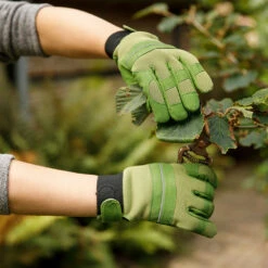 ESSCHERT DESIGN Gants De Jardin Doublure Taille L -Boutique Jardin Extérieur 640a2675c29736.70181794