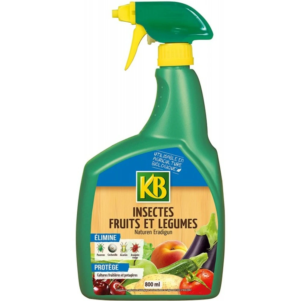 Pulvérisateur Insecticide Fruits Et Légumes Prêt à L'emploi 800ml ( Klegpal ) 1 Pulvérisateur Insecticide Fruits Et Légumes Prêt à L'emploi 800ml ( Klegpal )