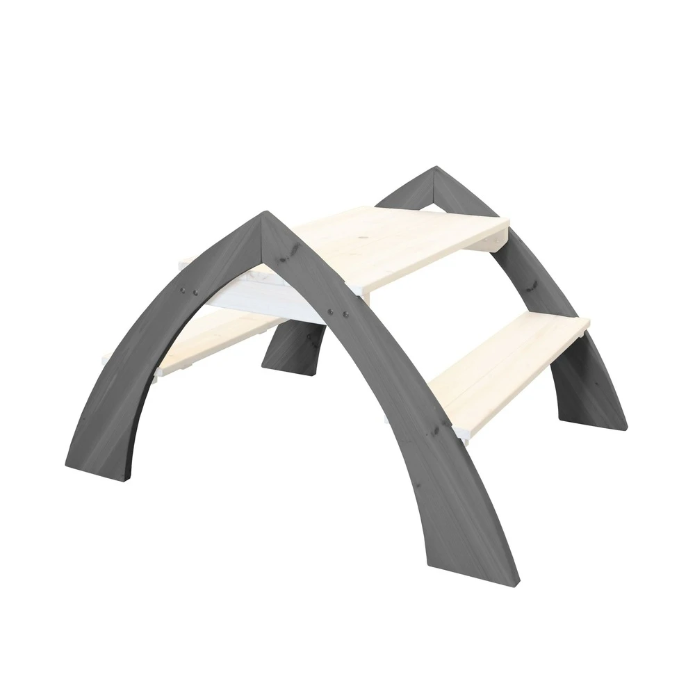 Axi Kylo Xl Table Pique Nique Enfant En Bois Gris & Blanc 2 Axi Kylo Xl Table Pique Nique Enfant En Bois Gris & Blanc – Image 2