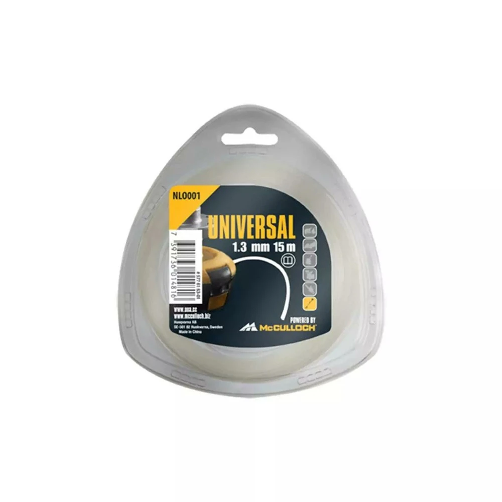 McCulloch Fil De Coupe-herbe En Nylon 1.3mm X 15m Nlo001 1 McCulloch Fil De Coupe-herbe En Nylon 1.3mm X 15m Nlo001