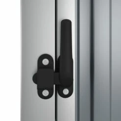 VIDAXL Abri à Outils De Jardin Gris 88x89x161 Cm Acier Galvanisé -Boutique Jardin Extérieur 641f43746a1fa4.74869034