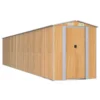 VIDAXL Abri De Jardin Marron Clair 192x938x223 Cm Acier Galvanisé