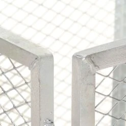 VIDAXL Composteur De Jardin 100x100x77 Cm Fer Galvanisé 8 VIDAXL Composteur De Jardin 100x100x77 Cm Fer Galvanisé -Boutique Jardin Extérieur 6422e3cbbb4eb8.68489625