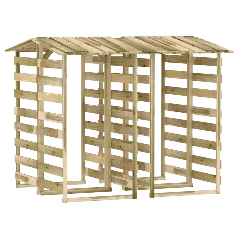VIDAXL Pergolas Avec Toits 4 Pcs 100x90x200 Cm Bois De Pin Imprégné 2 VIDAXL Pergolas Avec Toits 4 Pcs 100x90x200 Cm Bois De Pin Imprégné – Image 2