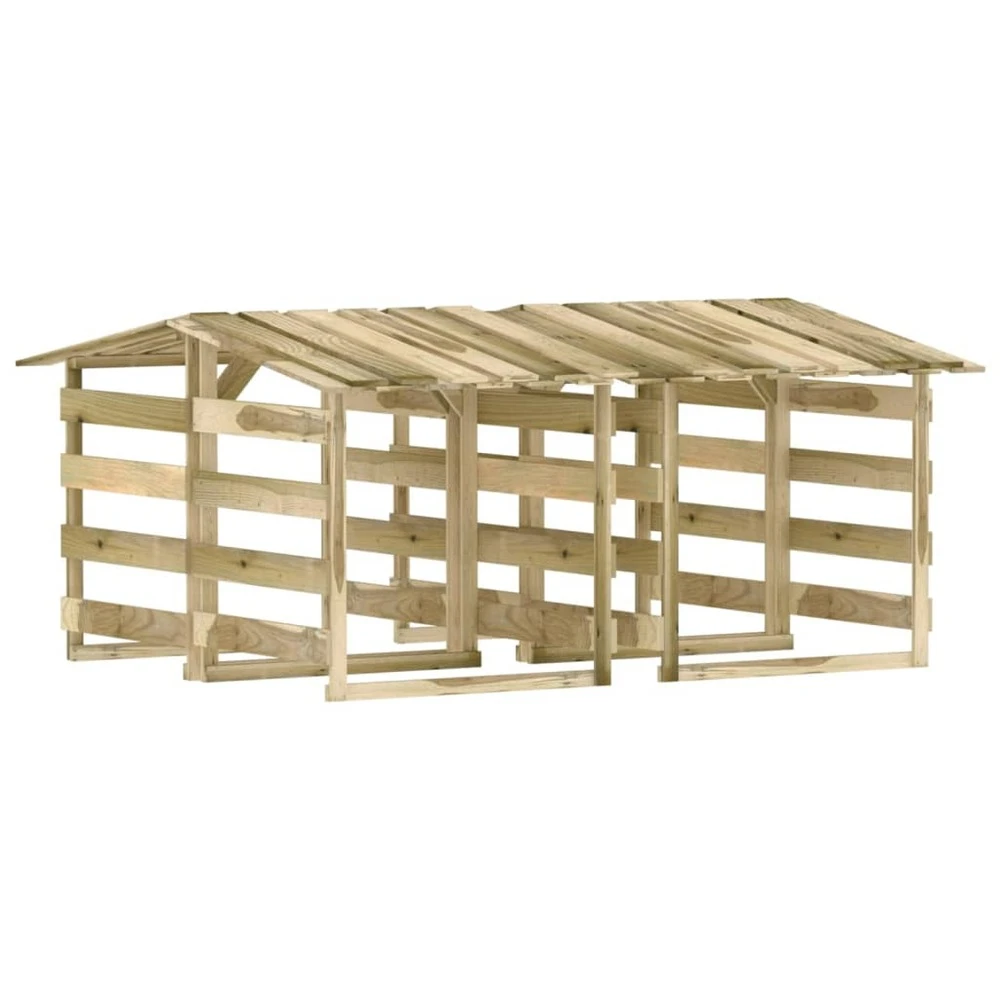 VIDAXL Pergolas Avec Toits 4 Pcs 100x90x100 Cm Bois De Pin Imprégné 1 VIDAXL Pergolas Avec Toits 4 Pcs 100x90x100 Cm Bois De Pin Imprégné