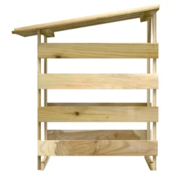 VIDAXL Pergolas Avec Toits 4 Pcs 100x90x100 Cm Bois De Pin Imprégné 11 VIDAXL Pergolas Avec Toits 4 Pcs 100x90x100 Cm Bois De Pin Imprégné -Boutique Jardin Extérieur 642336fb9d22c5.27023465