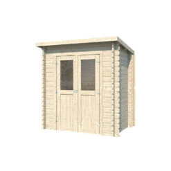 Abri De Jardin En Bois Mono Pente Mini