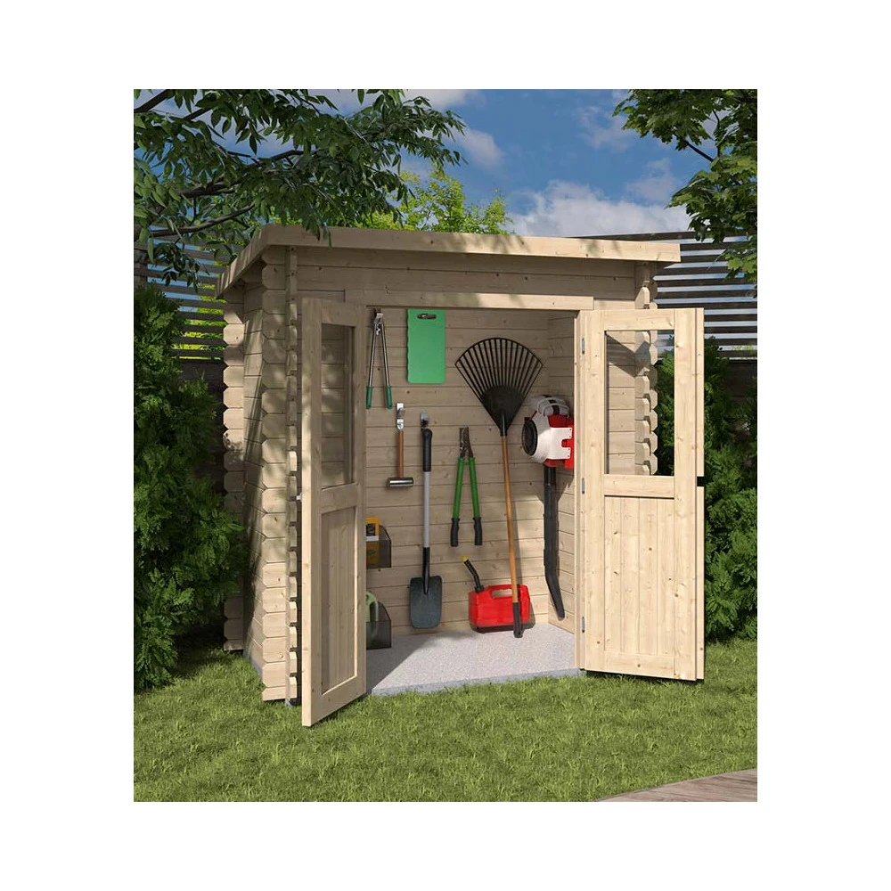 Abri De Jardin En Bois Mono Pente Mini 3 Abri De Jardin En Bois Mono Pente Mini – Image 3