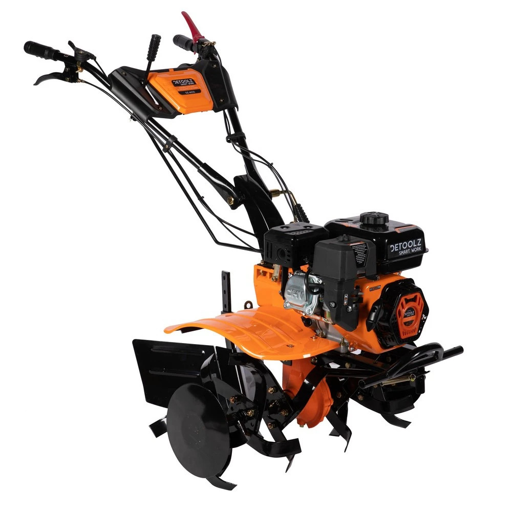 Motoculteur Thermique 7,5cv 2av 1ar Roues X4 Butteur Réglable Detool Dz-m125 2 Motoculteur Thermique 7,5cv 2av 1ar Roues X4 Butteur Réglable Detool Dz-m125 – Image 2