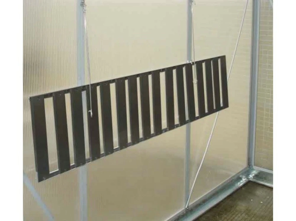 Étagère Murale Pour Serre Coloris Gris Laqué - 120x50 Cm 2 Étagère Murale Pour Serre Coloris Gris Laqué - 120x50 Cm – Image 2