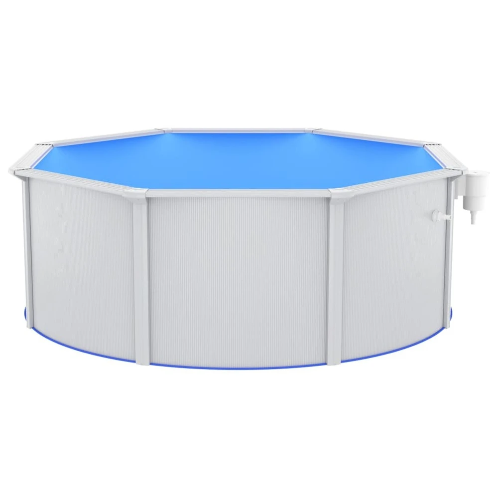 VIDAXL Piscine Avec Pompe Filtrante à Sable Et échelle 360x120 Cm 4 VIDAXL Piscine Avec Pompe Filtrante à Sable Et échelle 360x120 Cm – Image 4
