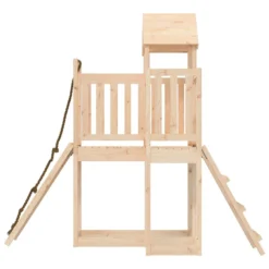 VIDAXL Maisonnette De Jeu Avec Mur D'escalade Bois Massif De Pin -Boutique Jardin Extérieur 6426d6b84e51d5.05786133