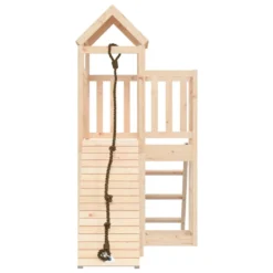 VIDAXL Maisonnette De Jeu Avec Mur D'escalade Bois Massif De Pin -Boutique Jardin Extérieur 6426d6b8529239.16565967