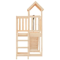 VIDAXL Maisonnette De Jeu Avec Mur D'escalade Bois Massif De Pin -Boutique Jardin Extérieur 6426d6b8613be1.66570031
