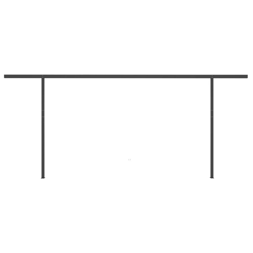 VIDAXL Auvent Automatique Capteur De Vent Et Led 6x3,5 M Bleu Et Blanc 7 VIDAXL Auvent Automatique Capteur De Vent Et Led 6x3,5 M Bleu Et Blanc – Image 7