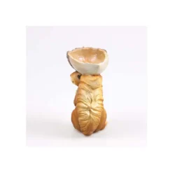 Ecureuil En Résine Avec Bol Sur La Tête -Boutique Jardin Extérieur 642c69db97b757.98612198