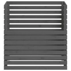VIDAXL Composteur Gris 100x100x102 Cm Bois Massif De Pin 11 VIDAXL Composteur Gris 100x100x102 Cm Bois Massif De Pin -Boutique Jardin Extérieur 643028fdf3e8d8.18912961