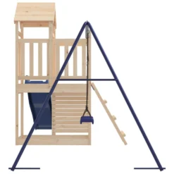 VIDAXL Ensemble De Jeu D'extérieur Bois De Pin Massif -Boutique Jardin Extérieur 643029cf769a13.53918529