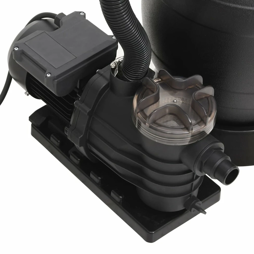 VIDAXL Filtre à Sable De Piscine Avec Vanne 6 Voies Noir 5 VIDAXL Filtre à Sable De Piscine Avec Vanne 6 Voies Noir – Image 5