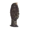 Statue Demi-visage Métal Mosaïque 101 Cm - Gris Anthracite