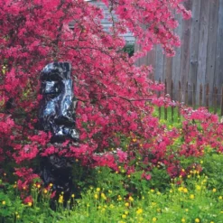 Statue Demi-visage Métal Mosaïque 101 Cm - Gris Anthracite -Boutique Jardin Extérieur 6435a5420cc999.65726983