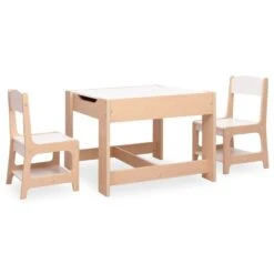 VIDAXL Table Pour Enfants Avec 2 Chaises Mdf -Boutique Jardin Extérieur 64387d73760524.58084480