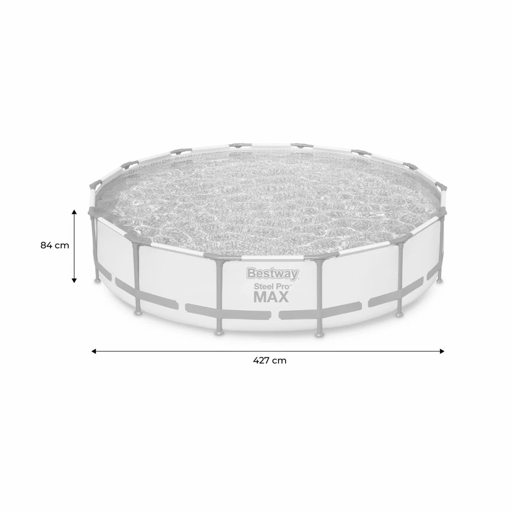 Piscine Tubulaire Bestway - Peridot 14.5m² Grise- Piscine Ronde ø4.3m Avec Pompe De Filtration Et Cartouche Filtrante Piscine Hors 5 Piscine Tubulaire Bestway - Peridot 14.5m² Grise- Piscine Ronde ø4.3m Avec Pompe De Filtration Et Cartouche Filtrante Piscine Hors – Image 5