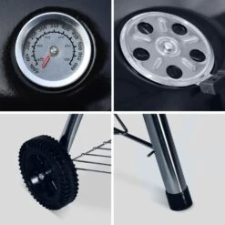 Barbecue Charbon De Bois Georges + Cheminée D'allumage -Boutique Jardin Extérieur 64467a59db4934.44373844