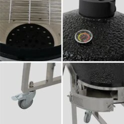 Barbecue Charbon En Céramique. Kamado ø 57cm. Avec Chariot. Garde Au Chaud. Récupérateur De Cendre Et Housse. Tablettes Rétractables 10 Barbecue Charbon En Céramique. Kamado ø 57cm. Avec Chariot. Garde Au Chaud. Récupérateur De Cendre Et Housse. Tablettes Rétractables -Boutique Jardin Extérieur 64467a61b20315.50019556