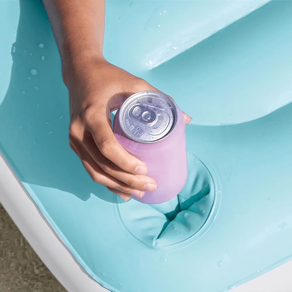 Intex Chaise Longue Gonflable Bleu 310x183 Cm Vinyle 3 Intex Chaise Longue Gonflable Bleu 310x183 Cm Vinyle – Image 3