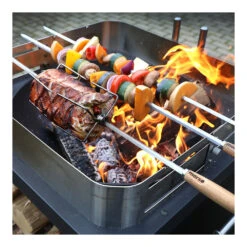 Cadre Et Porte Brochettes Acier Inoxydable Churrasco Morso -Boutique Jardin Extérieur 6447c8abecc747.91892231
