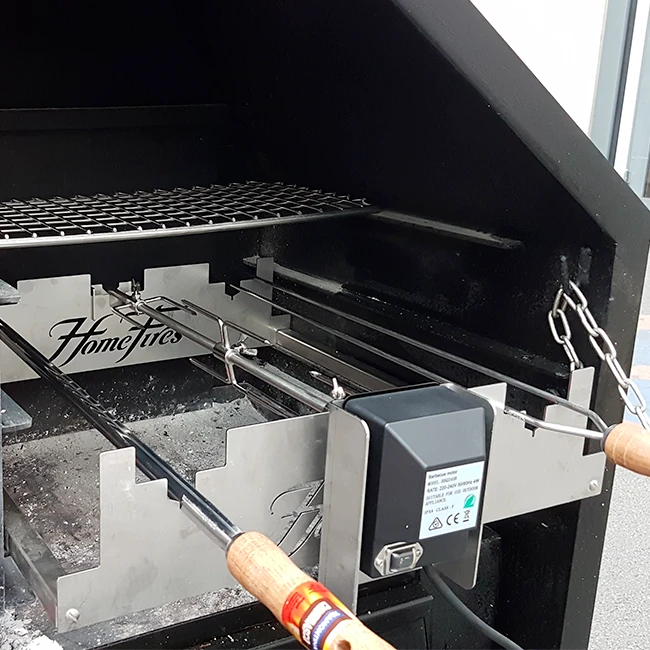 Braai - Porte Brochette Barbecue Bois 50cm (3 Positions) 4 Braai - Porte Brochette Barbecue Bois 50cm (3 Positions) – Image 4