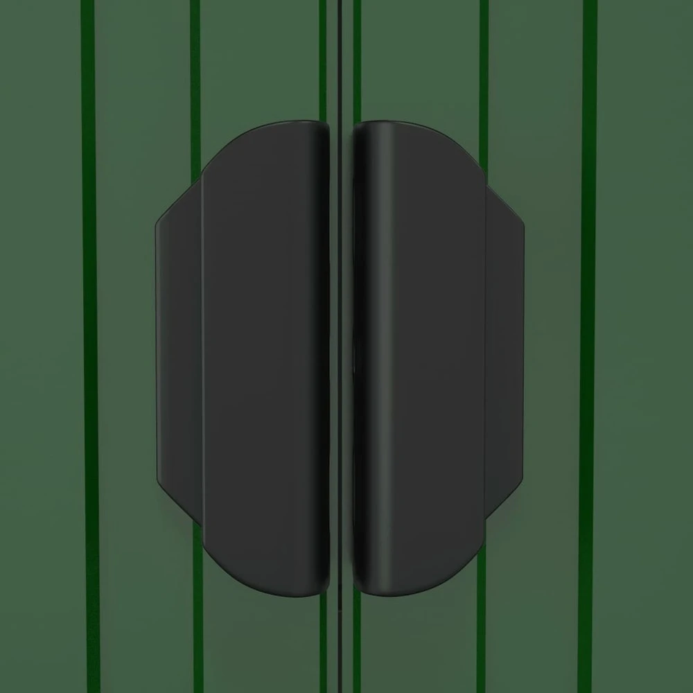 VIDAXL Abri De Jardin Vert 192x938x223 Cm Acier Galvanisé 7 VIDAXL Abri De Jardin Vert 192x938x223 Cm Acier Galvanisé – Image 7