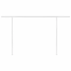 VIDAXL Auvent Rétractable Automatique Et Poteaux 4,5x3m Jaune Et Blanc 13 VIDAXL Auvent Rétractable Automatique Et Poteaux 4,5x3m Jaune Et Blanc -Boutique Jardin Extérieur 645657dcaa5390.50960874