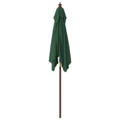 VIDAXL Parasol De Jardin Avec Mât En Bois Vert 198x198x231 Cm 10 VIDAXL Parasol De Jardin Avec Mât En Bois Vert 198x198x231 Cm -Boutique Jardin Extérieur 645801dcc66880.23867941
