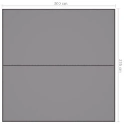 VIDAXL Bâche D'extérieur 3x2,85 M Gris -Boutique Jardin Extérieur 64580206d957d9.86829732